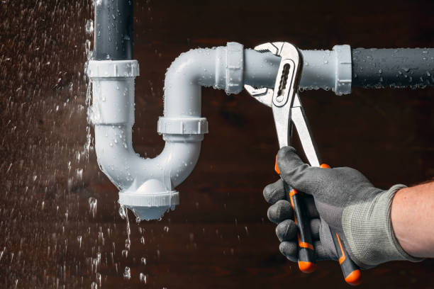 Professional Emergency Plumber technician working in Burnt Cabins, PA